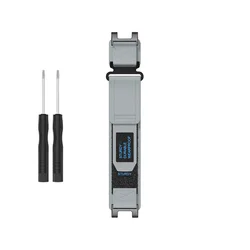 Adjustable Nylon Loop Strap for Adventure and Sports Smartwatches (GRAY)