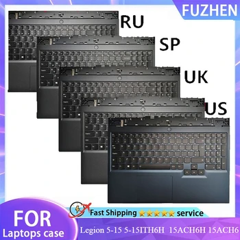 Nuova Tastiera Retroilluminata per Laptop Legion 5-15 5-15ITH6H 15ITH6 15ACH6H 15ACH6 2021, Layout SP/US/UK/RU