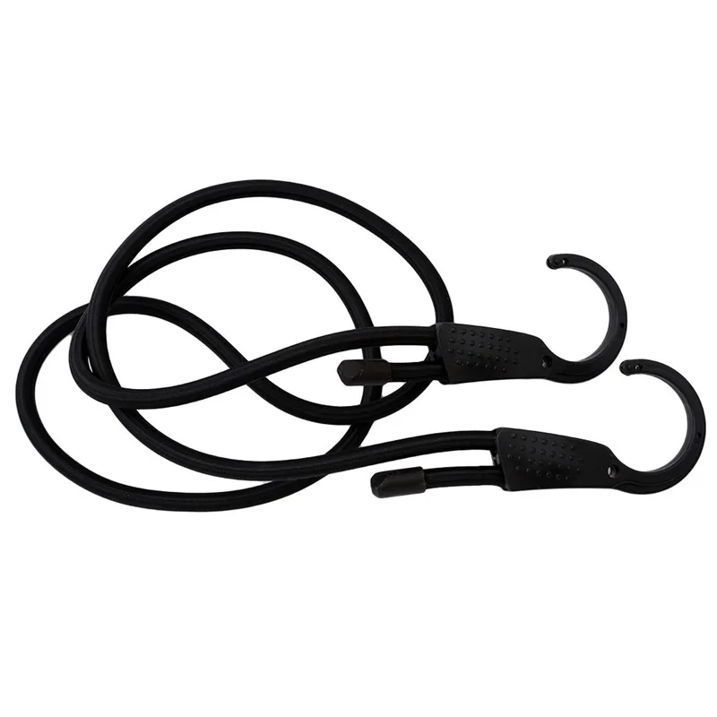 1.5M Adjustable Tension Belt Elastic Strap Car Clothesline Hook Cargo Luggage Lashing Buckle Rope For Motorcycle Travel ﻿