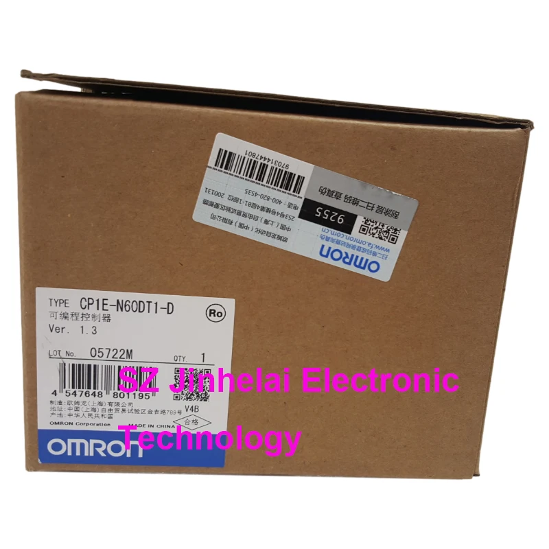 100% New and Original CP1E-N60DT1-D OMRON Programmable Controller Plc Main Programing