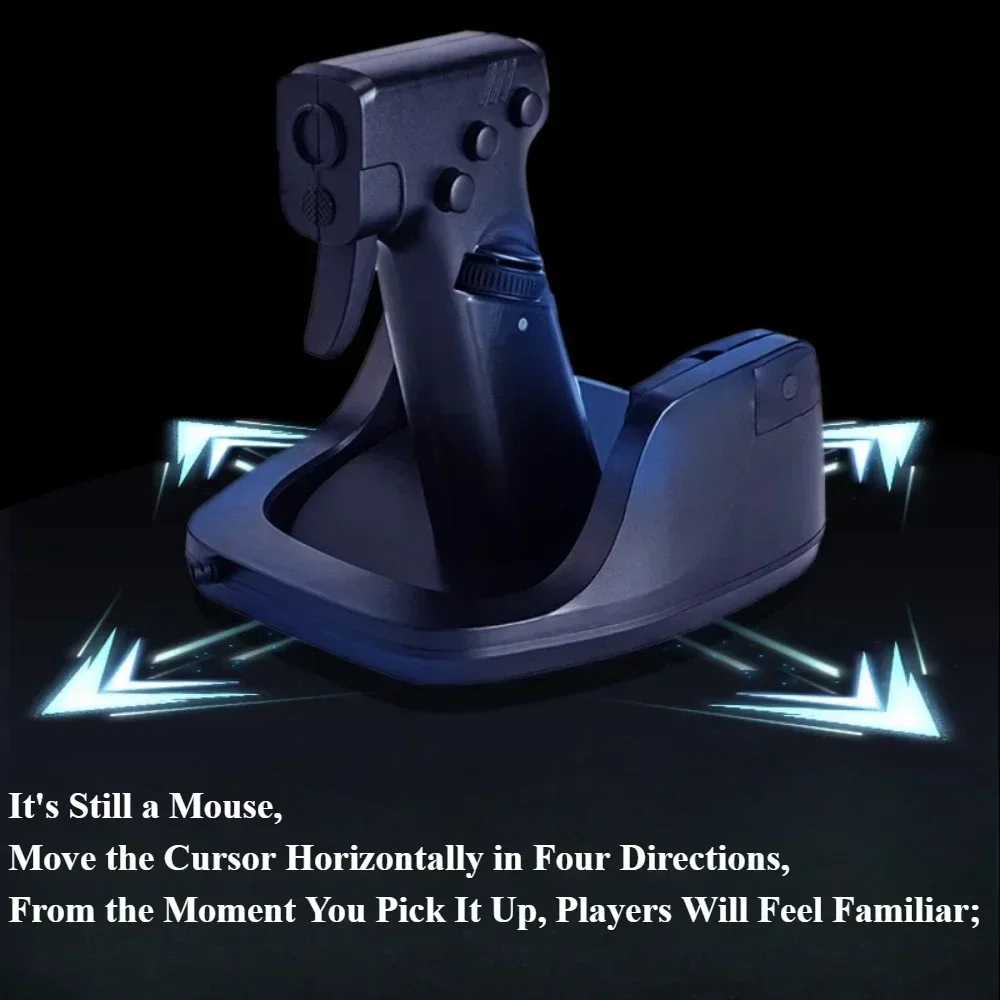 Gun Style Gaming Mouse E-Sports FPS Shooting Mouse Ergonomic Vertical Grip Mice PC Gaming Accessories Gift for Valorant CS Gamer