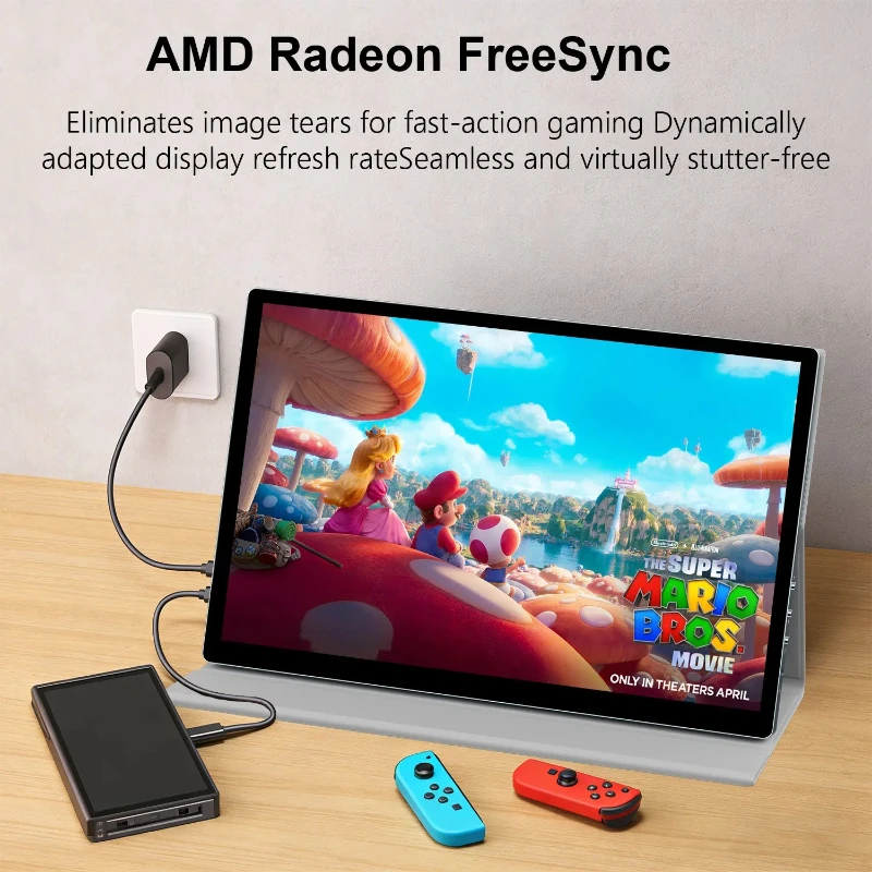 10.5인치 2K OLED 휴대용 모니터 2560x1600 터치 스크린 IPS 레벨 디스플레이 노트북용 HDMI Type-C 외부 보조 화면
