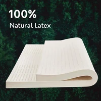 Thailand Natural 100% Latex Mattress With Cover Natural Rubber Pure Mattress Student Home Hotel Luxury Top Tatami Latex Mats 2