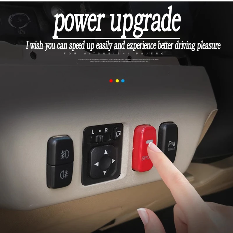 For Mitsubishi Pajero V73/V77 Throttle Pedal Commander Power Module Throttle Accelerator Switch Power Mode Accessories Tuning