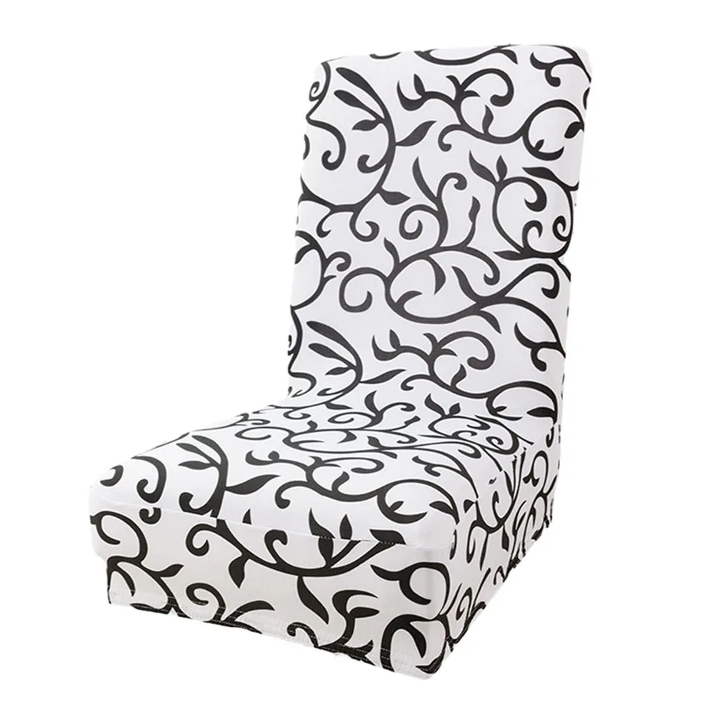 

Brand New Chair Cover Wedding Party Printed Protective Soft Stretchy Banquet Celebration Comfortable Decoration