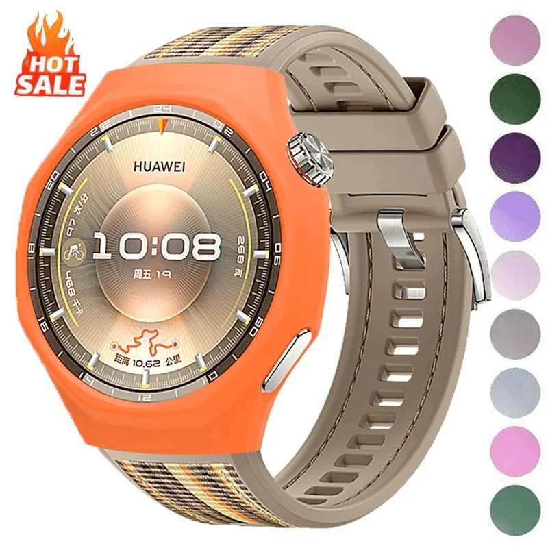 Soft Silicone Protective Cover for Smartwatch in Decorative Hollow Design