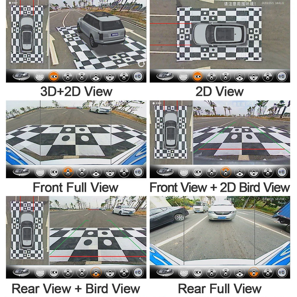 360 Around Bird View 3D Pro Car Camera System for Benz B Class 2012 2013 2014 2015