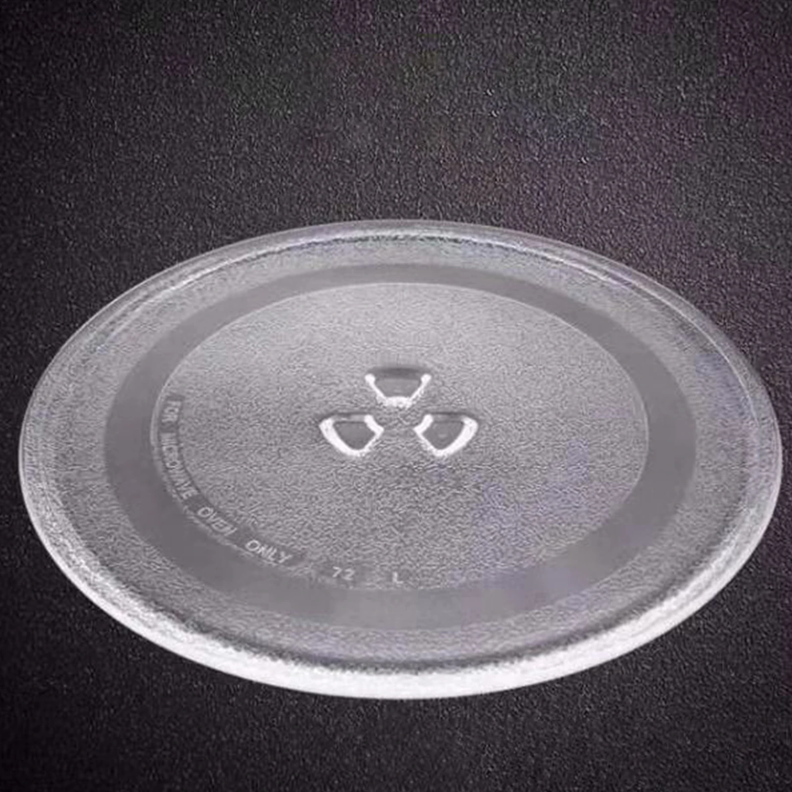 Microwave Glass Plate Turntable Cooking Tray 24.5cm Heat Resistant Accessory