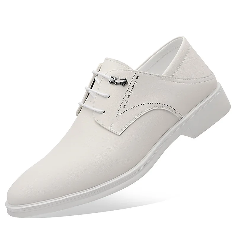 Scarpe Eleganti Uomo In Pelle Nera – Derby Classiche Da Sposa E Business, Taglie 38-46 EU