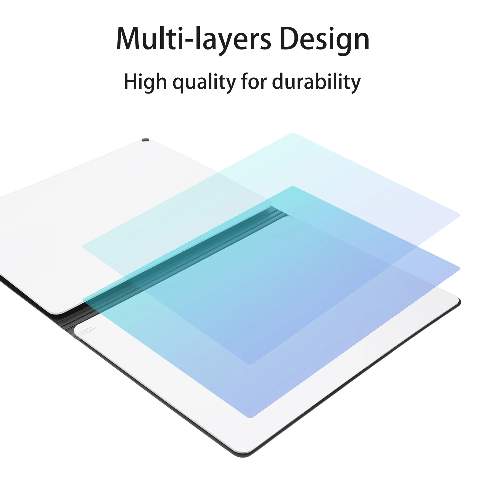 A4 Double Sided Dry Erase Boards Whiteboard Portable Writing Board with Marker & Foam Eraser For Students Home School