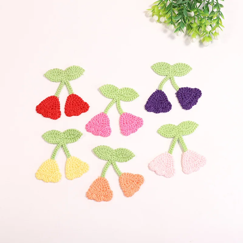 10PCS Garment AccessoriesEnvironmentally friendly materialDelicate polyester bell flowersClothing appliquésPatch patchesCloth