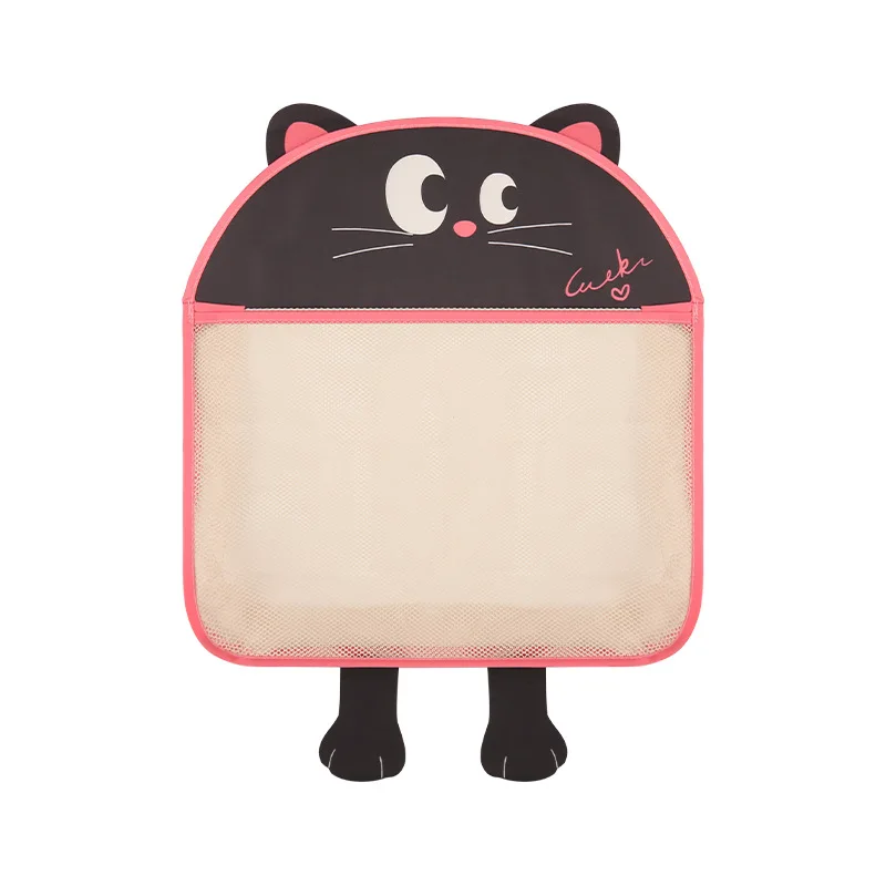 Cartoon Mesh Car Storage Bag Miscellaneous Bag Car Seatback Storage Hook Type Car Seatback Storage Bag