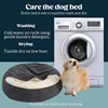 Semi-closed Dog Kennel Pet Sleeping Pad Kitten Puppy Winter Warm Nest Litter Mat Plush Dirty Resistant Pet Bed Kennel 4
