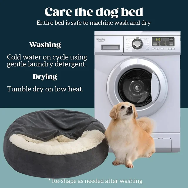 Semi-closed Dog Kennel Pet Sleeping Pad Kitten Puppy Winter Warm Nest Litter Mat Plush Dirty Resistant Pet Bed Kennel 4