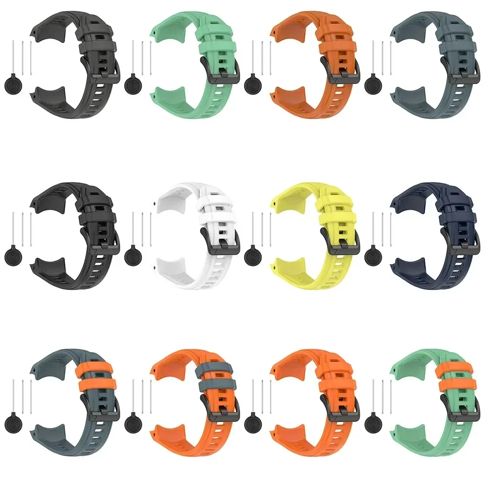 حزام سيليكون ناعم رسمي لـ Garmin Instinct 3 Amoled...