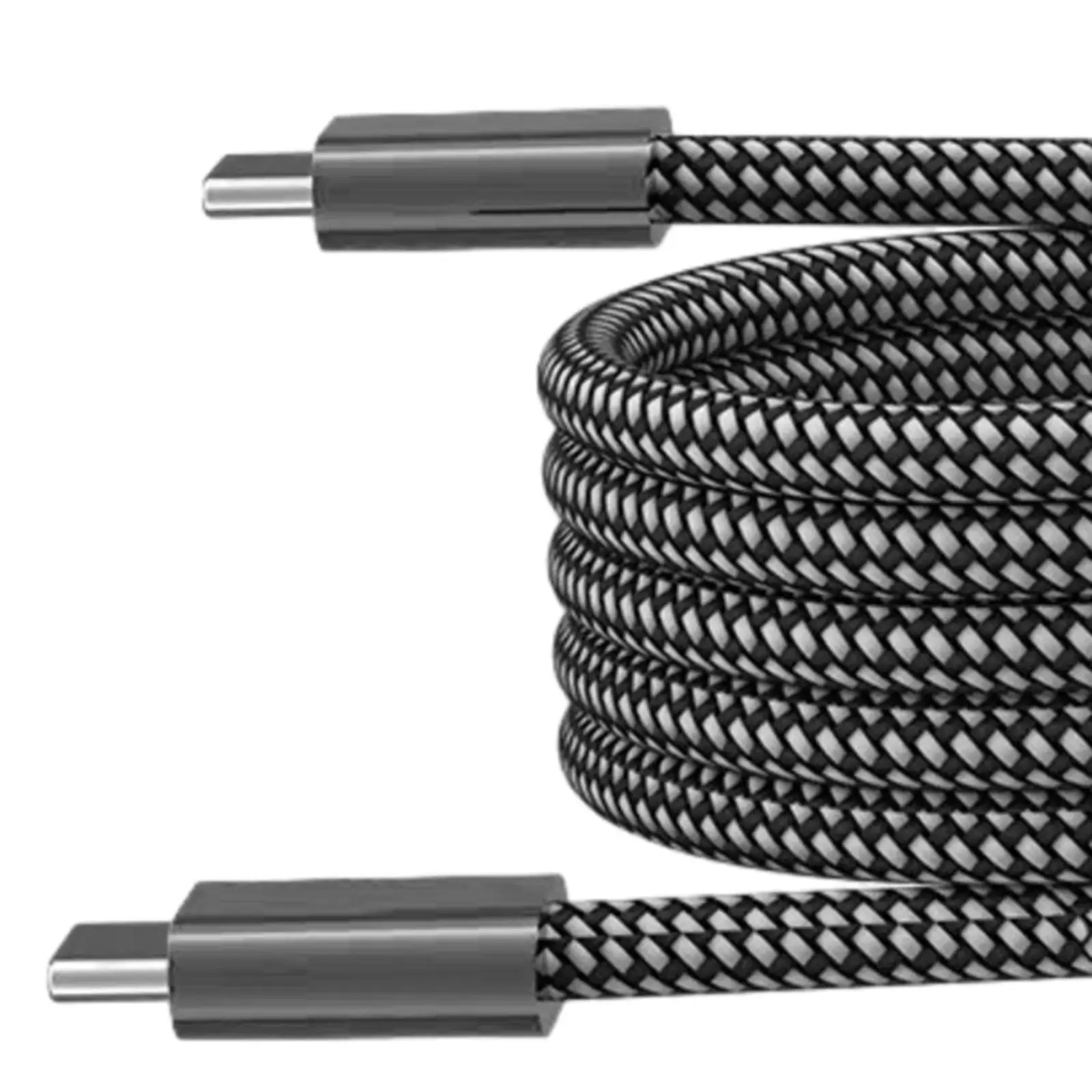 Magnetic Charger Cable Magnetic Absorption Tangle Free 60W Fast Charging Data Transfer Magnetic USB C to USB C Cable for Tablets