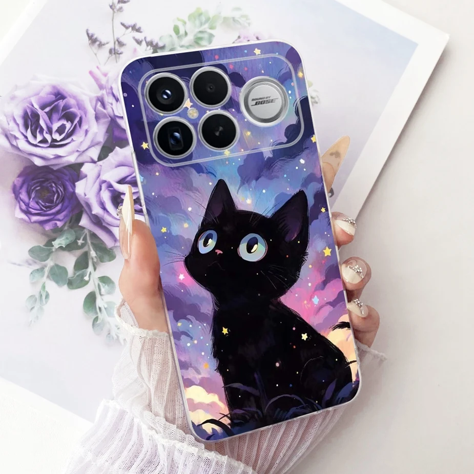 Cute Cat Fashion Painted Soft Silicone Case