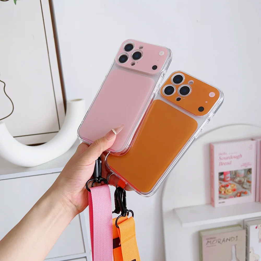 Adjustable Lanyard Crossbody Neck Cord Wrist Strap Silicone Shockproof Phone Case