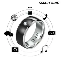 NFC Smart Finger Ring Fashion Rhinestone Rings Intelligent Wear Connect Android Phone Equipment Waterproof Rings