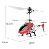 S107H  2.4G 3 Channel RC Helicopter Remote Control Helicopter Auto-hover Gyro Stabilization with LED light Mini RC Toy for Kids 5