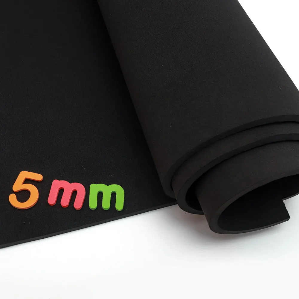 2.5mm Thickness Multicolor Nylon Fabric Coated Sbr Rubber Scuba Neoprene  Fabrics Material