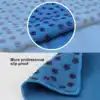 183*63cm Yoga Non-Slip Mat, Ultra-Fine Fiber, Thickened and Widened, Pvc Plum Blossom Dot Yoga Mat, Home Sweat-Absorbing Exercise Auxiliary Mat, Foldable Sweat-Absorbing Yoga Fitness Mat, Yoga Mat 5