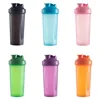 400ml/600ml Protein Shaker Bottle Leakproof BPA Free Fitness Bottle with Stainless Steel Ball for Outdoor Gym Sport Mixing Cup