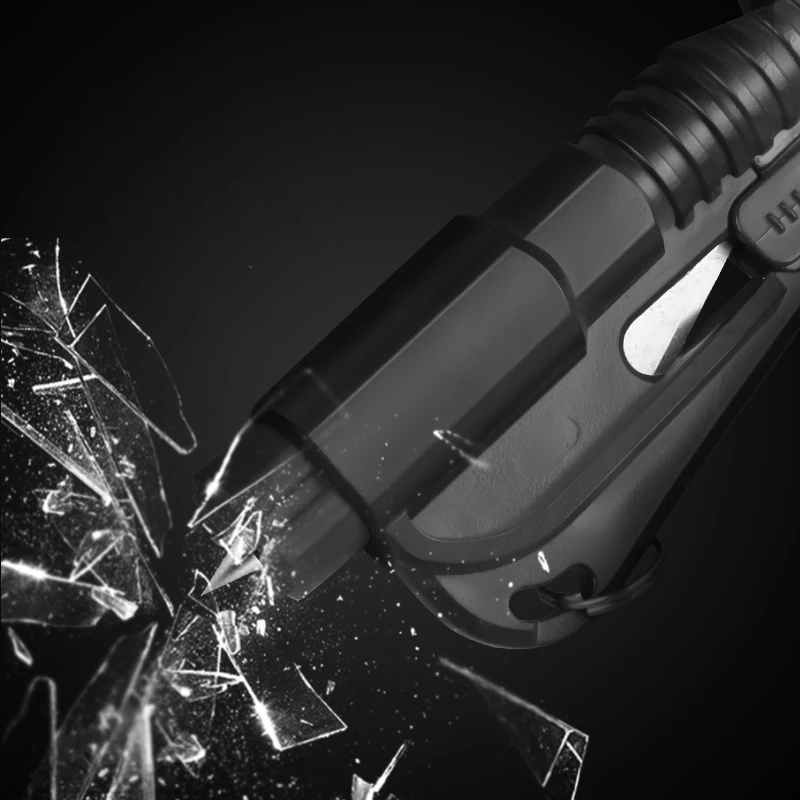 Mini Safety Hammer Keychain Whistle Escape Car Life-saving Escape Hammer Window Broken Emergency Glass Breaker