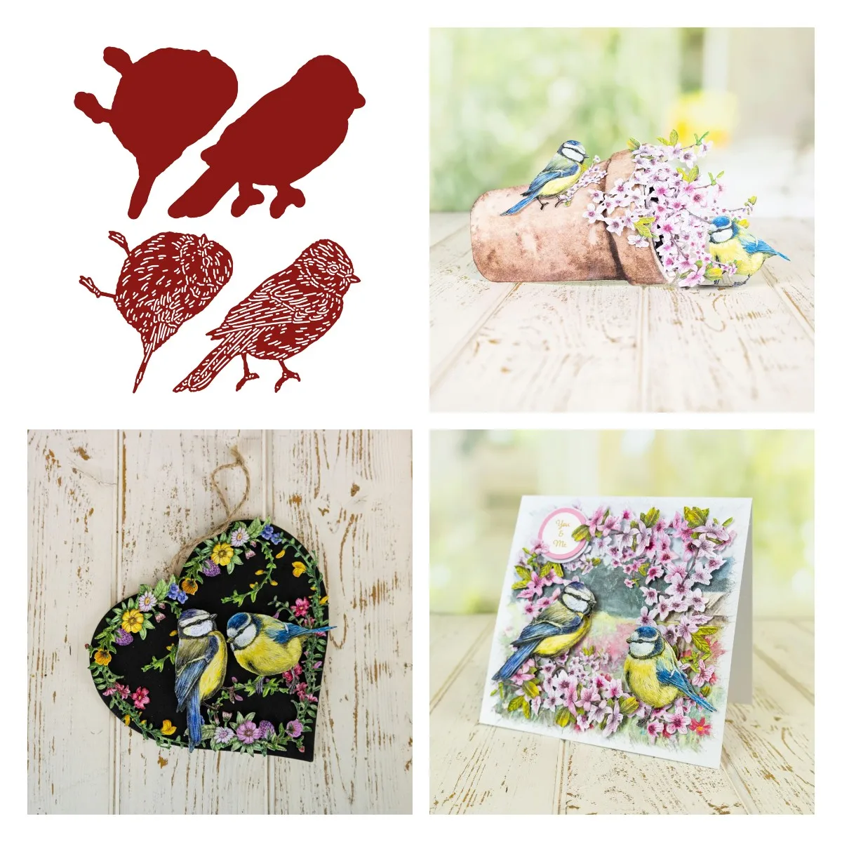 Birds New Metal Cutting Dies for 2023 Scrapbook Diary Decoration