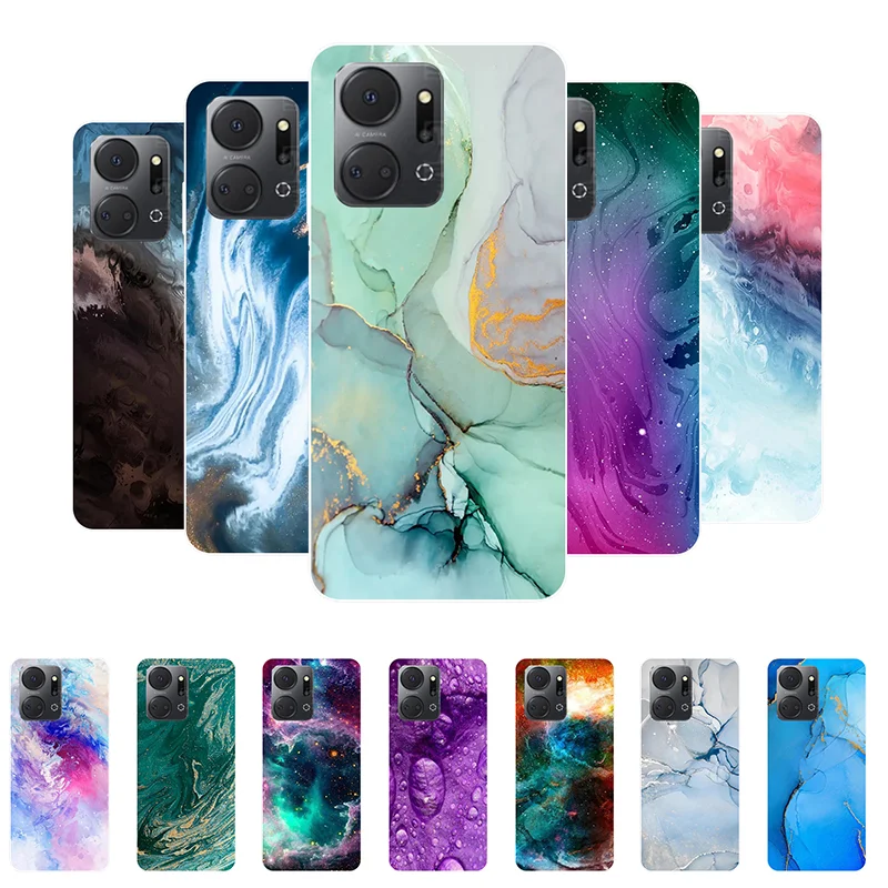 Per Funda Honor X7A Custodia Morbida In Silicone Cover Posteriore In Marmo Custodie Per Telefono Per Honor X7A Plus X 7A Custodia Honor X7A Coque Capa