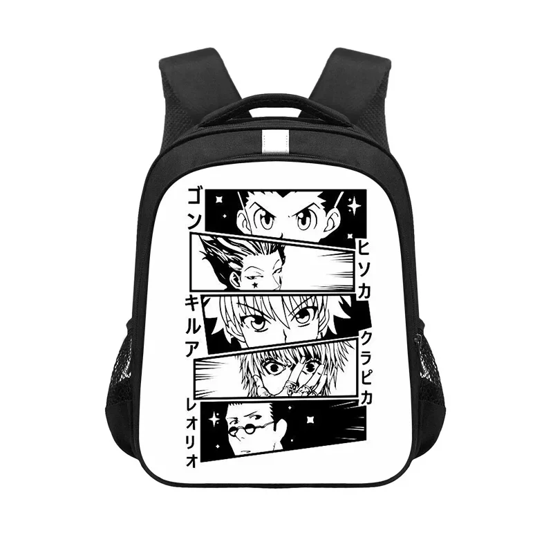 ハンター × ユニセックスのバックパック,漫画のプリントが施された