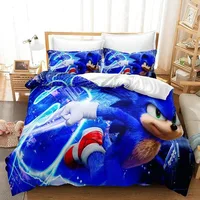 Ensemble de literie dessin animé 3DPrint, housse de couette, taie d'oreiller, pour garçons et filles, chambre d'enfant, cadeau, simple, Double, grande taille 6