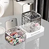 Hair Accessories Organizer Acrylic Storage Box Clear Hair Tie Organizer for Headband Laundry Pods Container Desktop Storage Box 2