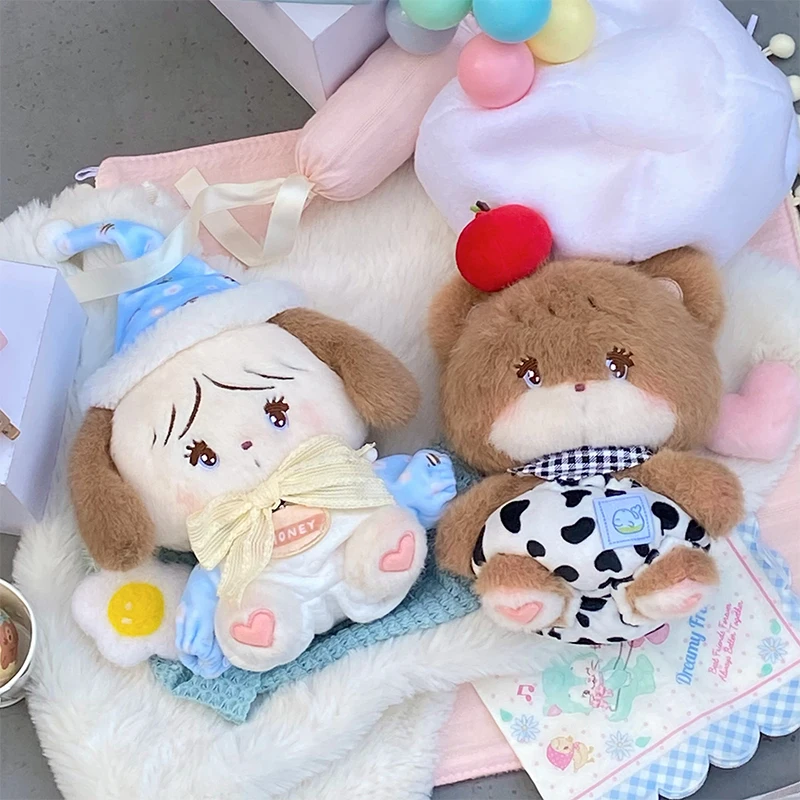 

20cm Mikko Cotton Doll Movable Plush Anime Figures Kawaii Cartoon Creative Girl Heart Soft Stuffed Toy Birthday Gift