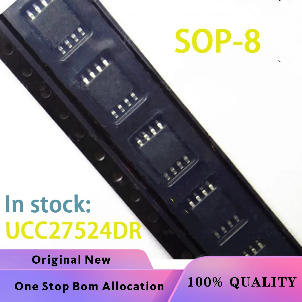 

(5-10PCS)100% New 27524 UCC27524 UCC27524DR SOP-8 Chipset