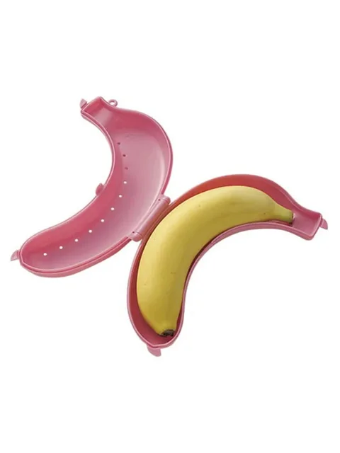 Boîte à banane portable de voyage en trois couleurs, boîte de rangement de fruits, étui de protection en plastique en forme de banane 4