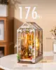 Robotime Rolife Garden House Book Nook Kit Book Shelf Insert Easy Assemble Toys Gifts for Kids Women Girls Home Decoration TGB06 4