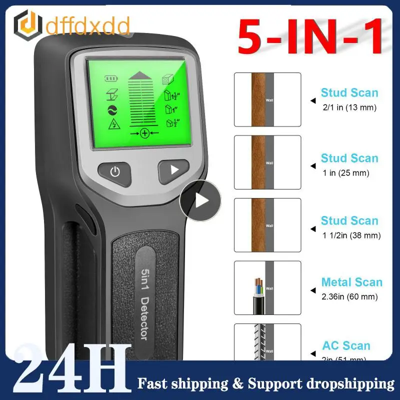 

Сканер для обнаружения стен и дерева, устройство для обнаружения металлических проводов и кабелей, Электрический автоматический прибор для обнаружения труб