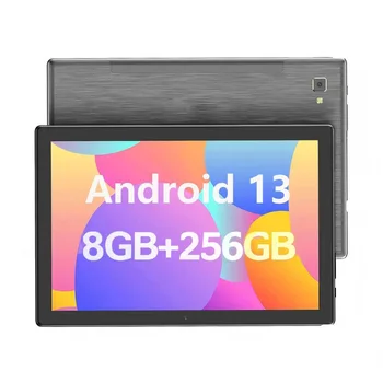 Tablet Android da 10.1 pollici Octa Core 8 GB di RAM 256 GB di ROM Dual SIM WiFi 4G LTE Rete AI Speed-up Tablet PC compatibile con Google Play 1