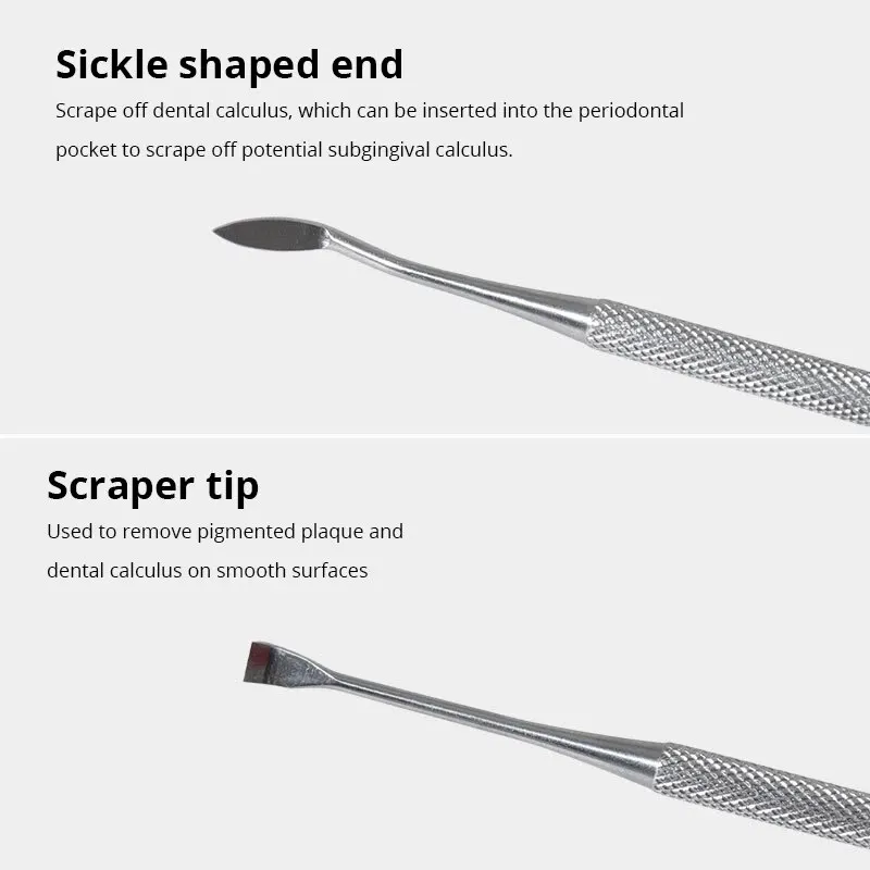 Pet Dog Dental Scraper - Stainless Steel Oral Cleaning & Breath Freshening Tool