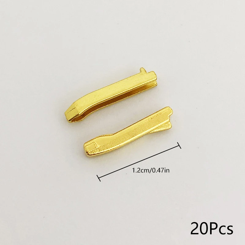 3# 5# 8# Double Open Zipper Latch Repair Kits 20pcs Tool For Zippers Non-slip Stopper Coat Metal Two-way Zip Plug Buckle Bag zipper repair kit