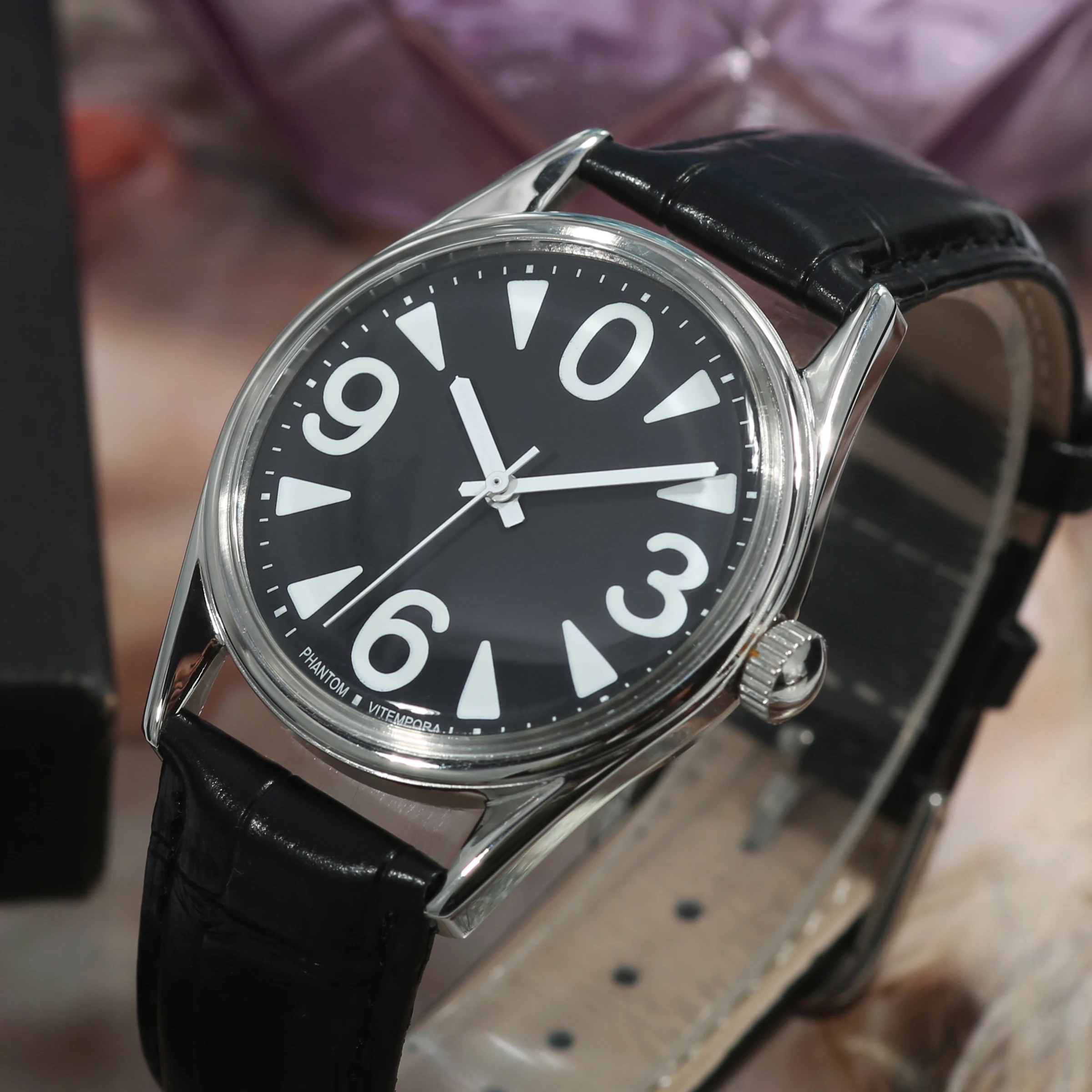 38mm Manual Winding Mechanical Watch 7120 Men's Watch Waterproof Chinese Men's