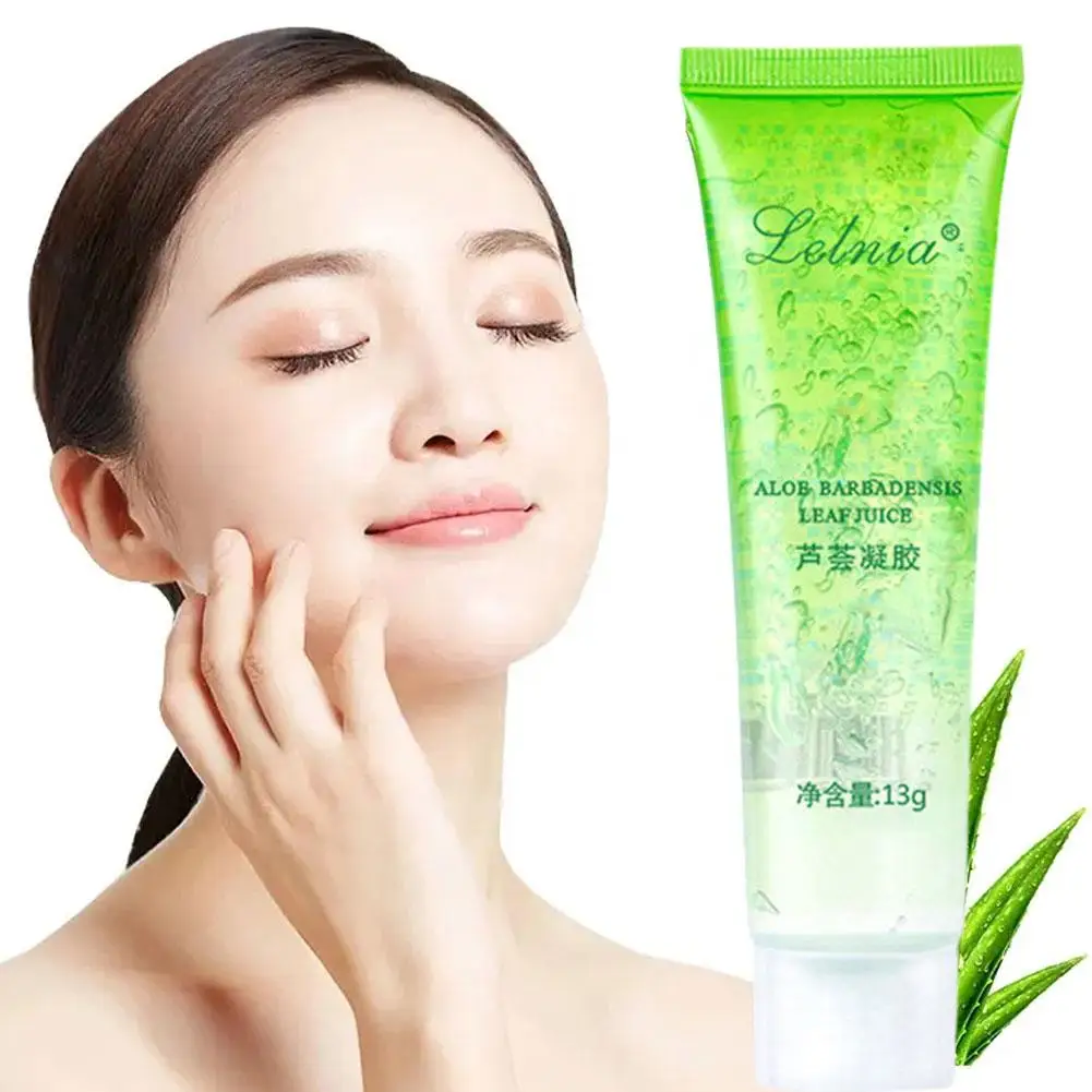 

13g Natural Aloe Gel Natural Moisturizing Removal Acne Gel Cream Face Care Skin Skin Aloe Sun Repair Mask Sleeping Soothing G8M1