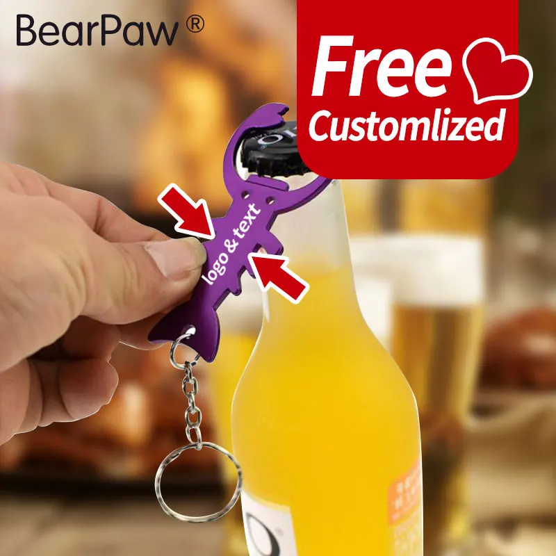 

Portable Bottle Opener with Key Ring, Mini Lobster Bottle Opener, Scorpion Bottle Opener Keychain, Customize Your Logo and Text