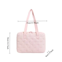 Nouveau sac fourre-tout élégant pour femme, grande capacité, sac à bandoulière simple pour ordinateur portable, sac à main pour trajets quotidiens 6