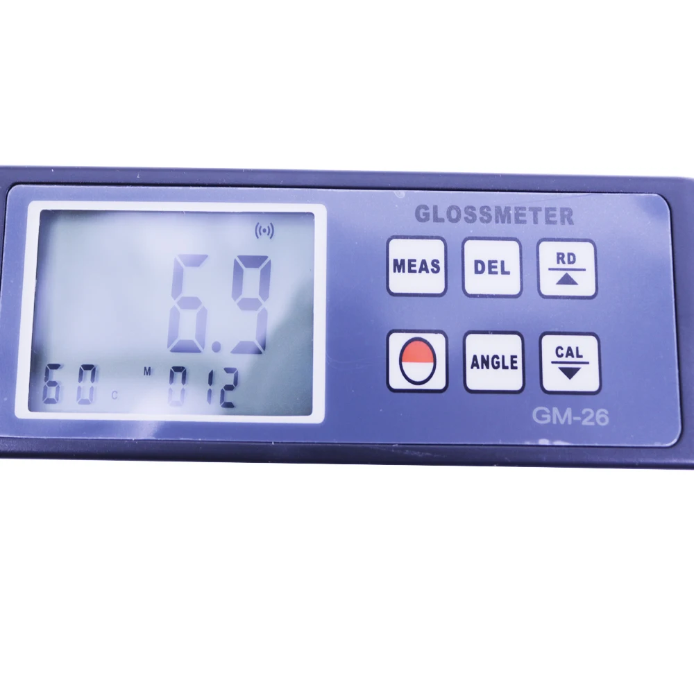 GM-26 Portable Digital Glossmeter Gloss Meter Measuring Angle: 20/60&ordm; with Data Memory