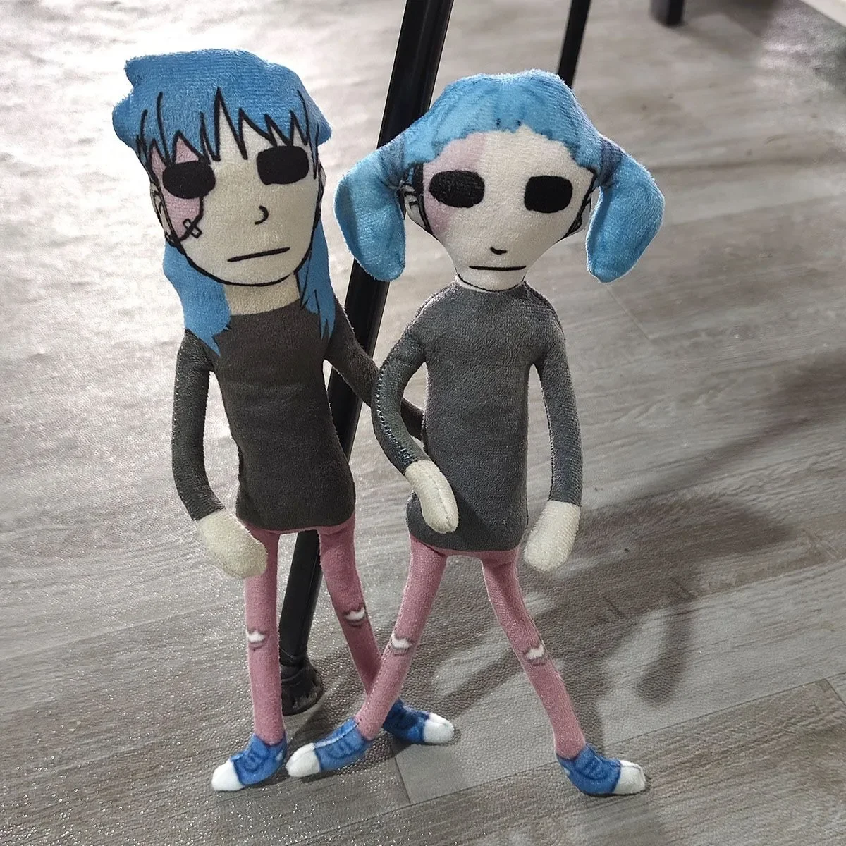 Game Sally Face Sal Cosplay Plush Doll Unisex Stuffed Funny Flexible Iron Wire Figure Dolls Decoration Halloween Gifts