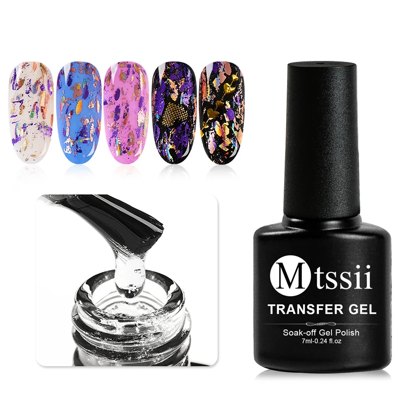 Description Picture 3 of itemFoil for Nails Nail Art Transfer Foil Holographic Adhesive Decal Starry Glue Foil Nail Tip Manicure Tool Decoration