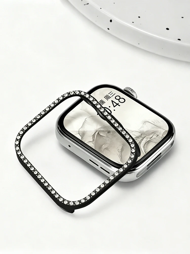Diamond Cover Case - Premium Screen Protector with Hollow PC Bumper Frame