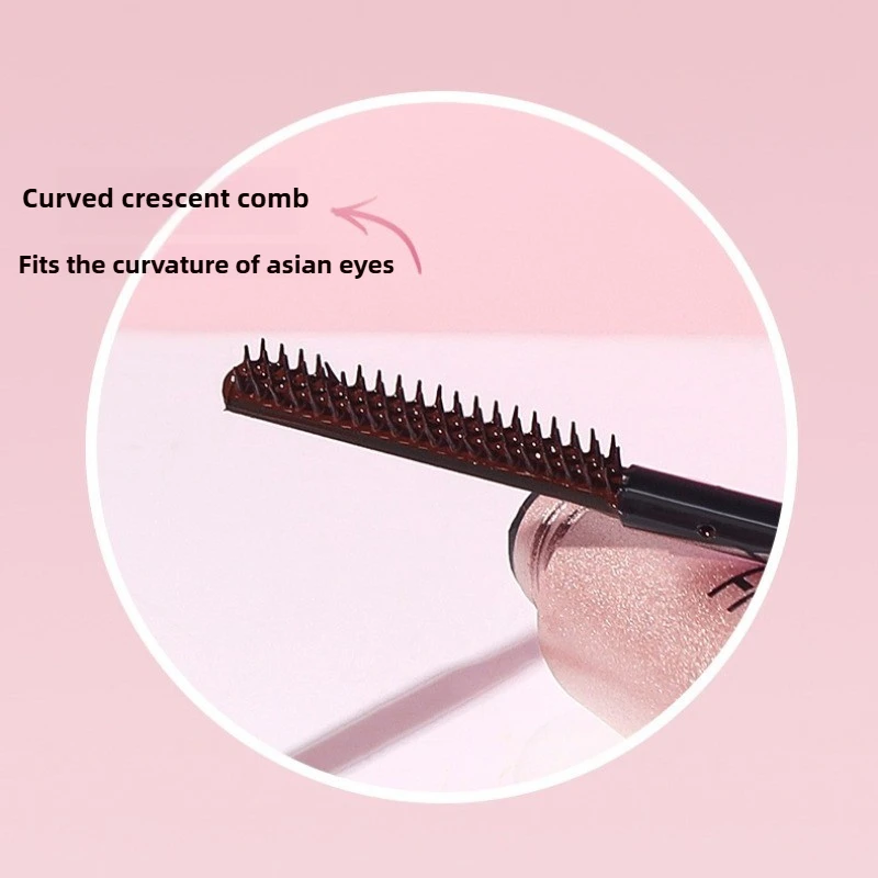 1pc Fine Tooth Comb Mascara Eye Makeup Products Essential For Natural Curling Lengthening Waterproof Slender Small Brush Head_voghion.com